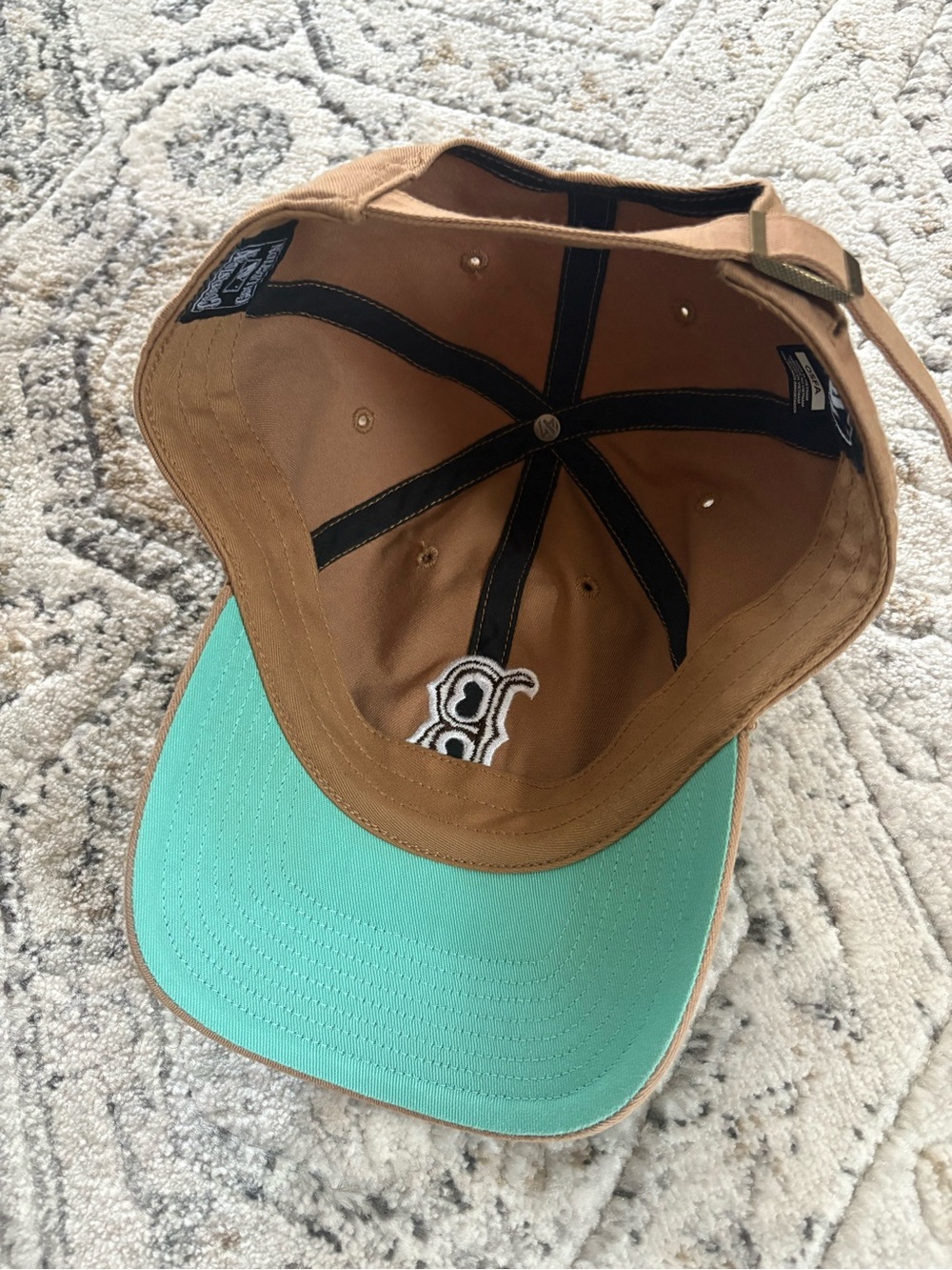 Boston Red Sox Adjustable 47 brand Baseball hat with stitched World Series 04 - Picture 3 of 6